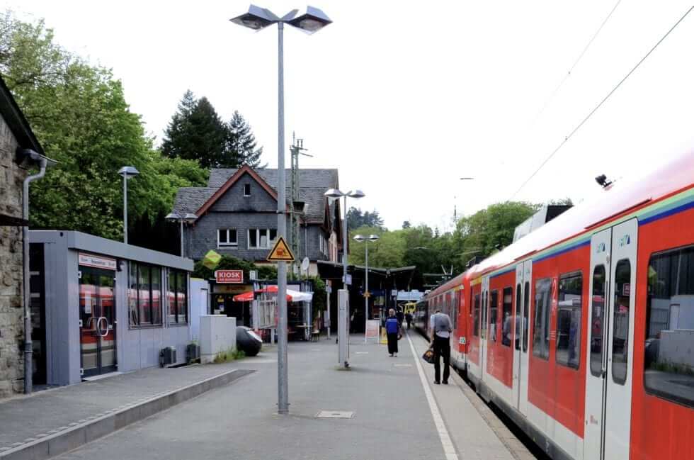 Der Bahnhof in Kronberg