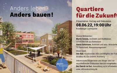 Pressemitteilung: Anders leben? Anders bauen! Quartiere der Zukunft