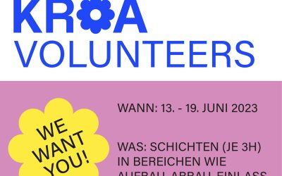 Freiwillige Helfer – KROA Festival 2023