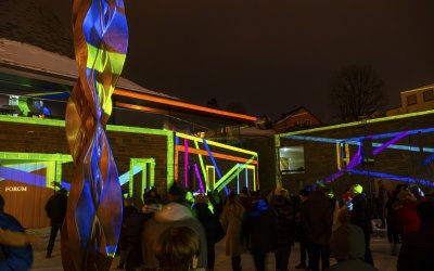 Lichtkunst in Kronberg