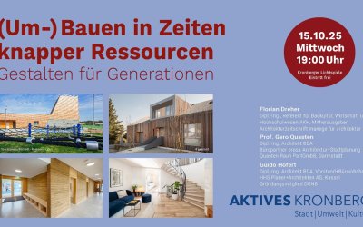 Nachhaltiges Bauen – Vortrag & Inspiration | Aktives Kronberg