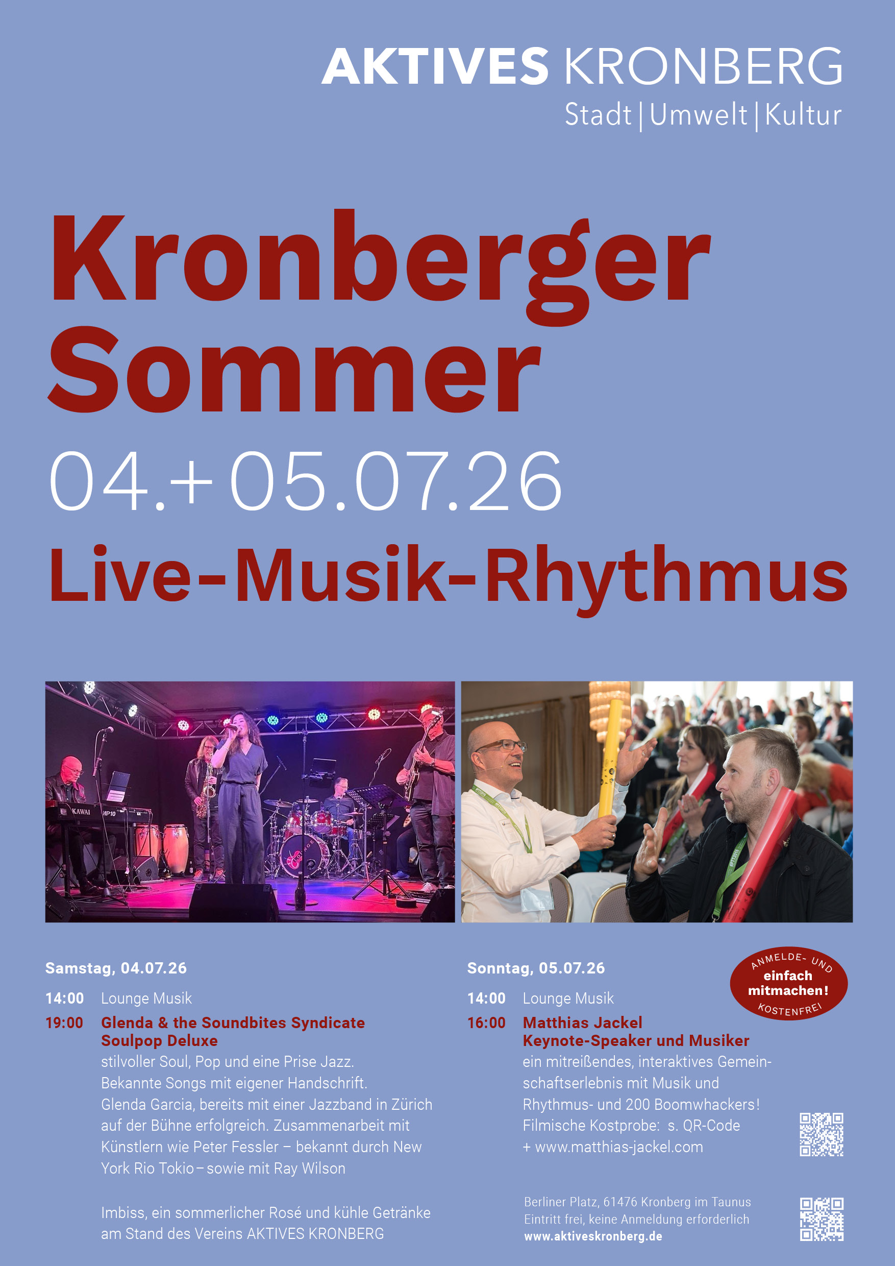 Plakat Kronberger Sommer