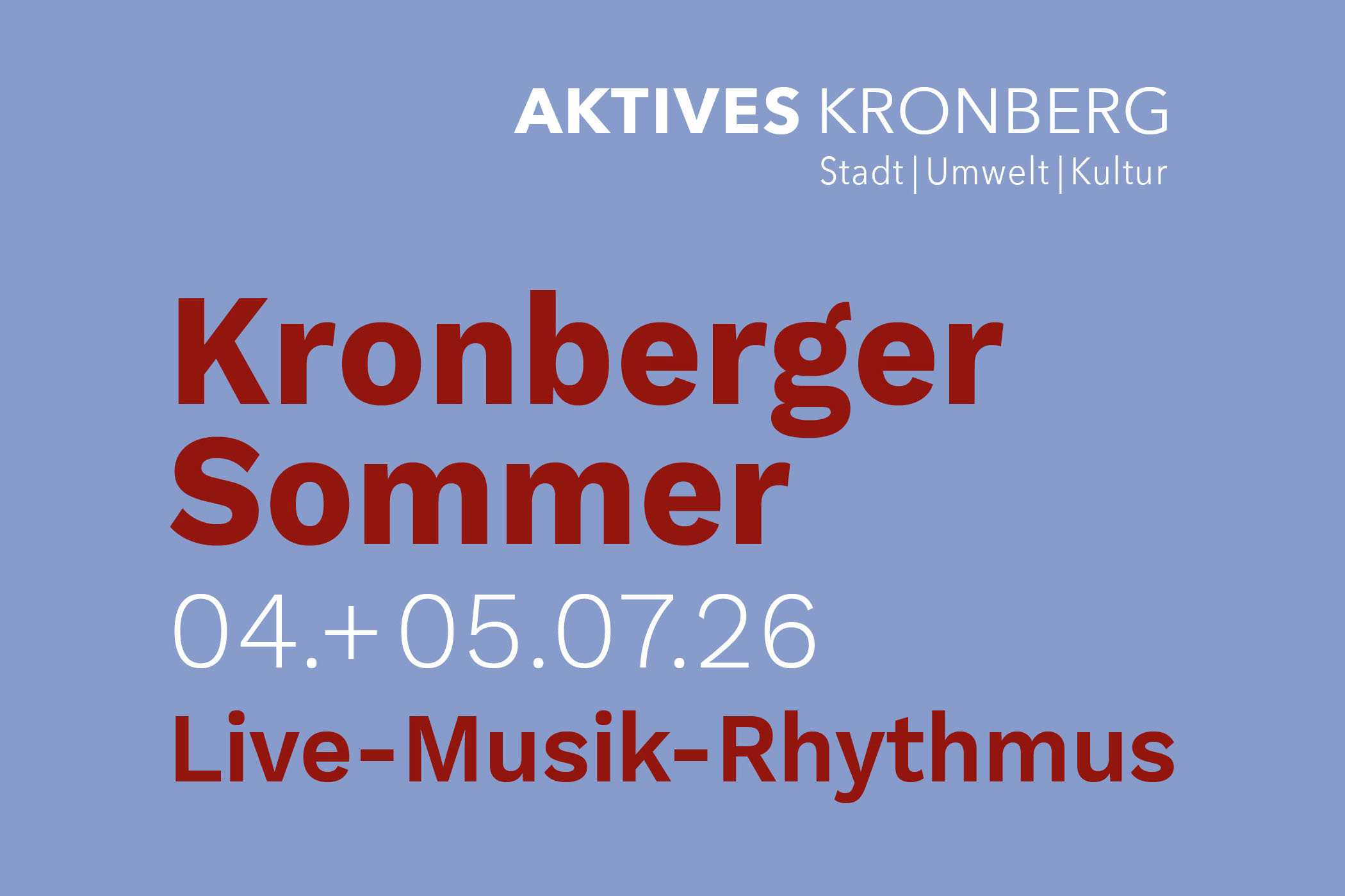 Kronberger Sommer Kopie HP Ankuendigung Kronberger Sommer