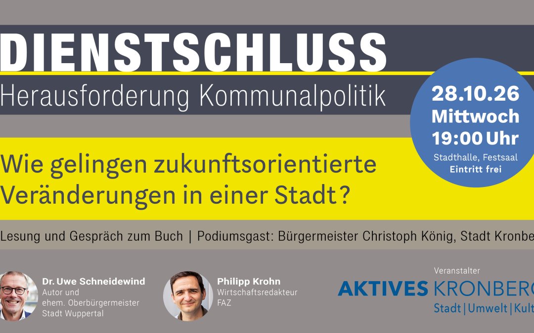 Dienstschluss Kommunalpolitik